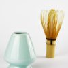 Bamboo Teawhisk, Chasen Halterung, Bambusbesen Ständer für Matchabesen